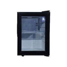0.74 CuFt Omcan Countertop Black Cooler Display Fridge 16" Wide 21L 44527
