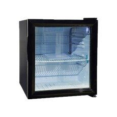 1.84 CuFt Omcan Countertop Black Cooler Display Fridge 16" Wide 52L 44496