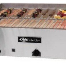 EmberGlo Shish Kabob Natural Gas Char-Broiler Open Hearth Open Front 36" Wide