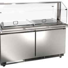 Omcan Stainless Steel Refrigerated Salad Bar 60-inch 50089