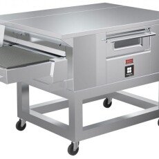 Pizza Electric Oven Omcan Dragon 24-inch High Productivity Static Conveyor Oven 47575