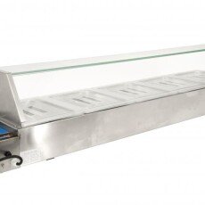 Bain Marie with 5 Half-size Pans and 1.8 kW 57-inch 43055