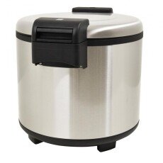 Omcan Rice Cooker Commercial 96 Cup (20 Liter) Stainless Steel 110 V, 103 W 43423