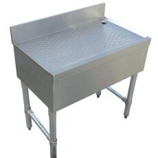 Omcan Stainless Steel Bar Drainboard 18-gauge 304 43472