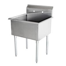 Omcan One Compartment Budget Sink 18″ x 18″ x 13″ 22121