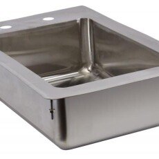 Omcan Stainless Steel Single Tub Drop in Sink with Flat Top 10″ x 14″ x 5″ 39779