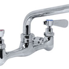 Compartment Sink 8" on Center Faucet Taps with 8" Spout for 18″ x 18″ One & Two Tub Sinks 39255