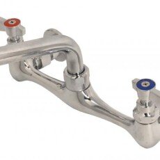 Compartment Sink 8" on Center Faucet Taps with 6" Spout for One Tub Sinks and Blender Station 39254