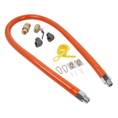 72″ x 3/4" Commercial Gas Hose Kit - 47873