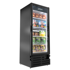 23.3 CuFt Single Glass Door 5 Shelves Cooler Imbera VFS24