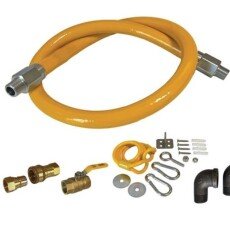 Component Hardware 3/4" x 72" ENCORE Gas Hose Connector Kit -US - GHM-034KTU172