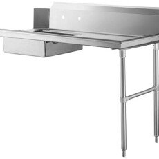 Omcan 60″ Right Side Soiled Dish Table with Sink 28487
