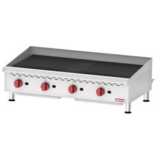 48" Countertop Gas Stainless Steel 4 Burner Broiler Cooktop 43729