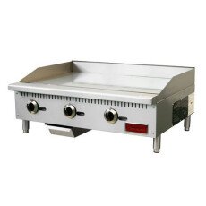 36" Griddle Manual Control Stainless Steel Commercial Countertop Omcan 47375