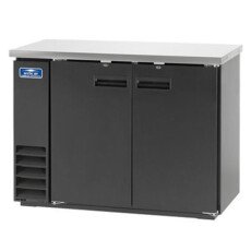 48" 2 Door Solid Back Bar Refrigerator Cooler Arctic Air ABB48