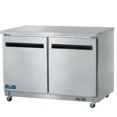 48" 2 Door Solid SS Undercounter Freezer Arctic Air AUC48F