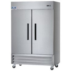 New 49 CuFt 2 Door Solid SS Reach-In Refrigerator Cooler Arctic Air AR49
