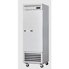 23 CuFt Bottom Mount 1 Door Solid SS Reach-In Refrigerator Blue Air BSR23-HC