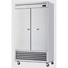 49 CuFt Bottom Mount 2 Door Solid SS Reach-In Refrigerator Blue Air BSR49-HC