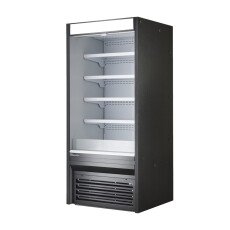 36" Open Air Grab N Go Solid Side Display Case Blue Air BOD-36S