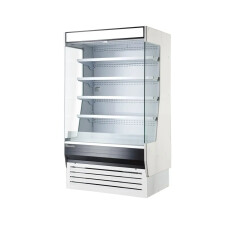 60" Open Air Grab N Go Glass Side Display Case Blue Air BOD-60G