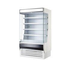 72" Open Air Grab N Go Glass Side Display Case Blue Air BOD-72G