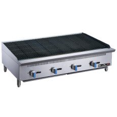 48" NG/LP Gas Countertop Charbroiler Blue Lava BLCB48