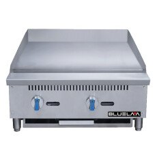 24" Wide 24" Deep Griddle Flat Top NG/LP Gas Blue Lava BLGM24-24D