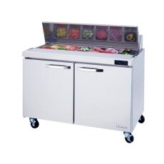 48" Sandwich Prep Table 2 Doors Blue Air BLPT48-HC