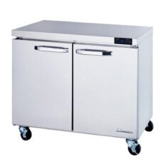 36" Undercounter Freezer 2 Door Blue Air BLUF36-HC