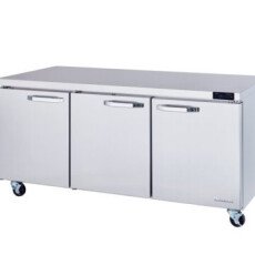 72" Undercounter Refrigerator 3 Door Blue Air BLUR72-HC