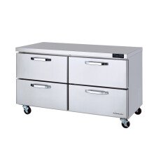 60" Undercounter Refrigerator 4 Drawers Blue Air BLUR60-D4-HC