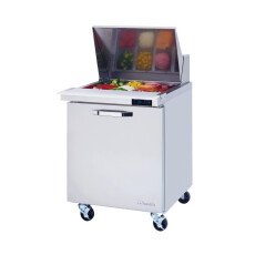 28" Mega Top Sandwich Prep Table 1 Door Blue Air BLMT28-HC