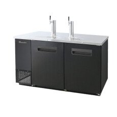 59" Keg Cooler 2 Taps 2 Doors Blue Air BDD59-2B-HC