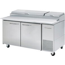 67" Pizza Prep Table 2 Doors Blue Air BAPP67-HC