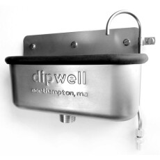 Standard Dipwell 15" Rinse Station for Ice Cream / Gelato Cabinet