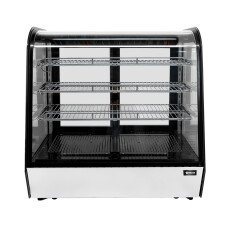 48″ Countertop Curve Glass Refrigerated Display with 8 cu.ft. (225 Liters) Capacity – 110-120V, 640W Omcan 47967