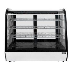 60″ Countertop Curve Glass Refrigerated Display with 10 cu.ft. (277 Liters) Capacity – 110-120V, 800W Omcan 47968