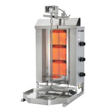 Potis MU GD3 40 kg Natural Gas Vertical Broiler / Shawarma Machine with 3 Burners | Trento – 28,500 BTU 49160