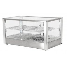 28" Countertop Display Warmer with 2 Front and 2 Rear Hinged Doors 41872