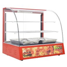 26" Curved Glass Display Countertop Warmer with 1.2 kW 21479