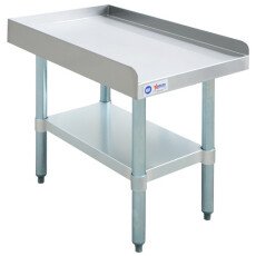30″ x 18″ Stainless Steel Equipment Stand with Stainless Steel Undershelf and Legs 47693