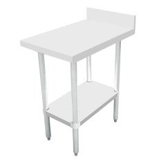 30″ x 18″ Equipment Filler Table with 4″ Backsplash 46515