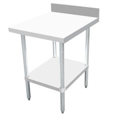 30″ x 24″ Equipment Filler Table with 4″ Backsplash 46516