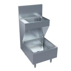 New Commercial Stainless Steel Hand & Mop Sink Combo Floor Mount