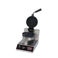 7 1/2” Single Belgian Waffle Maker with Digital Timer and Temperature Control 40304