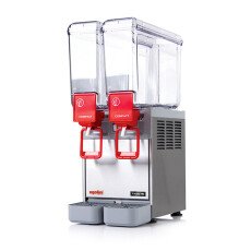 Ugolini Arctic Compact Countertop Double Bowl Juice Dispenser with 2 x 8L Capacity – 115V 49085