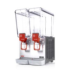 Ugolini Arctic Deluxe-Paddle Mix Double Bowl Juice Dispenser with 2 x 20L Capacity – 115V 49088