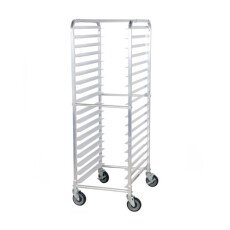 12 Pan Open Bun Pan Rack on Wheels CBO125-V