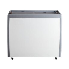 39″ Flat Glass Top Novelty Ice Cream Freezer FCFG-39-V